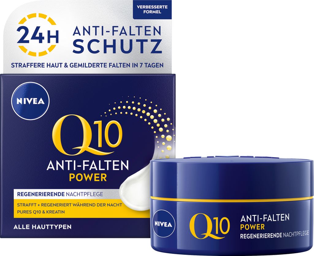 NIVEA Q10 Power Anti-Wrinkle + Firming Night Cream 50ml