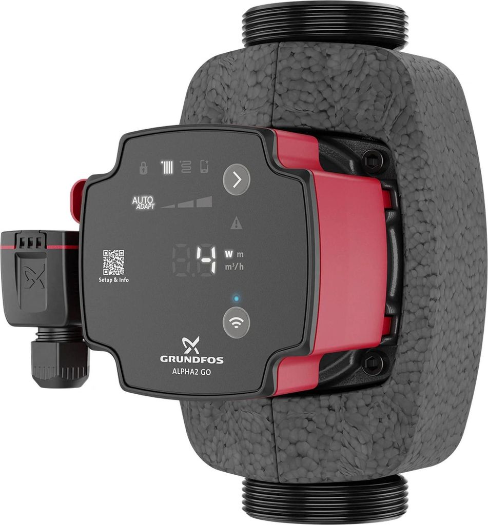 Grundfos Hocheffizienz Umwälzpumpe, ALPHA2 GO, 32-40, 180, 220-240V, 9H DD0, 1 Stk.