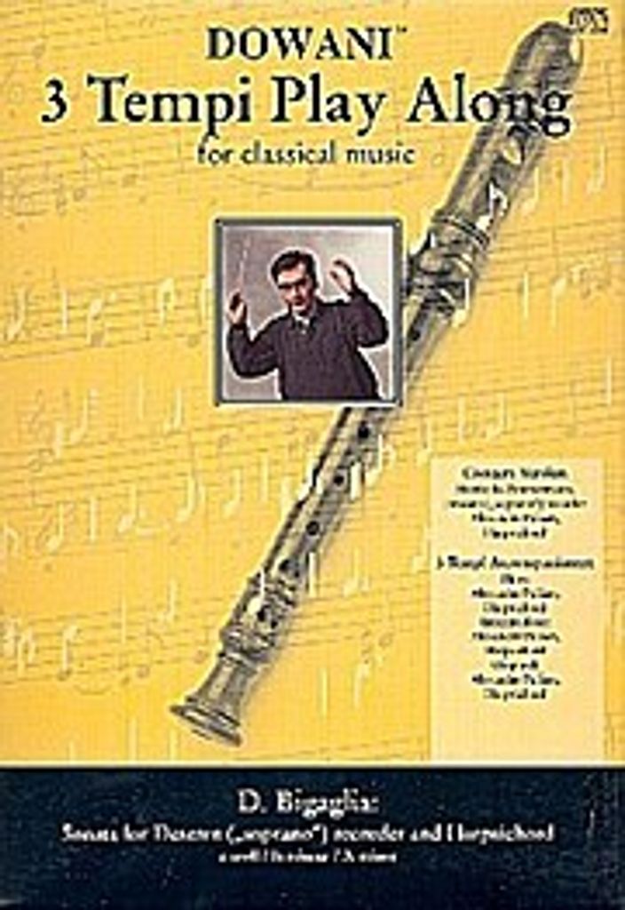 Sonate a-Moll (+CD) : für Sopranblockflöteund Cembalo