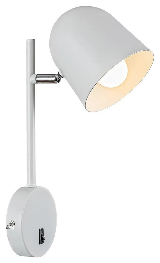 Rabalux 5243 Egon Lampada da Muro Bianca - Stile Industriale E14 - 6