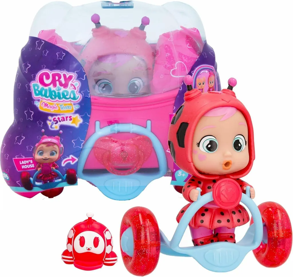 Mini Poupée Surprise Cry Babies Magic Tears dans sa Maison Étoile Brillante