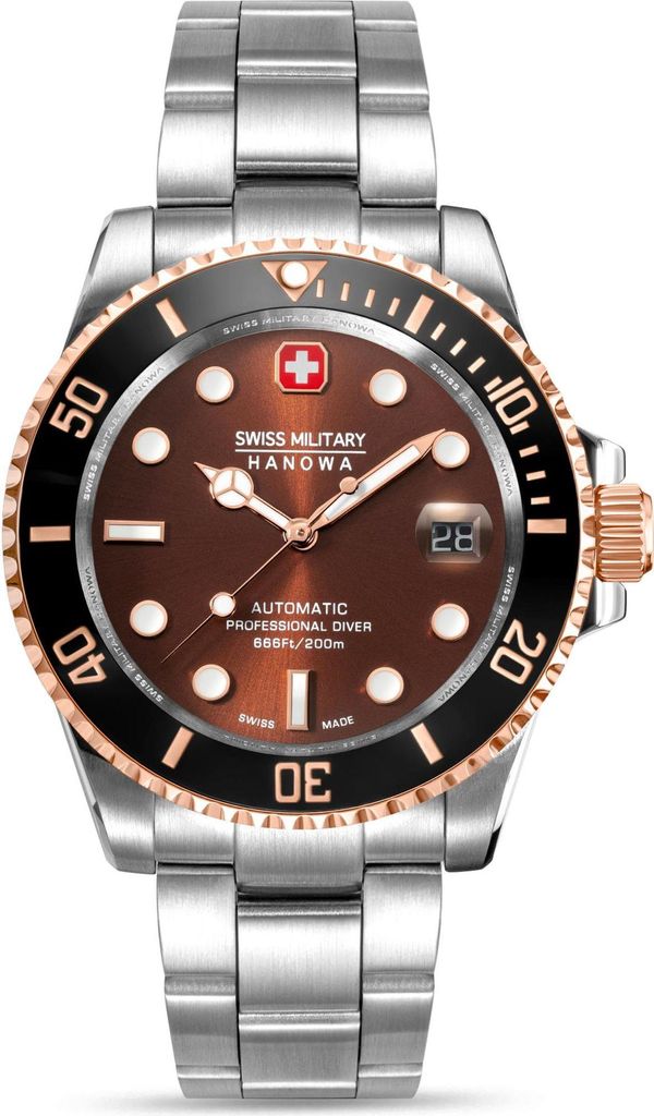Swiss Military Hanowa SMWGL0006360 Herrenuhr Sealord Automatik 41mm 20ATM