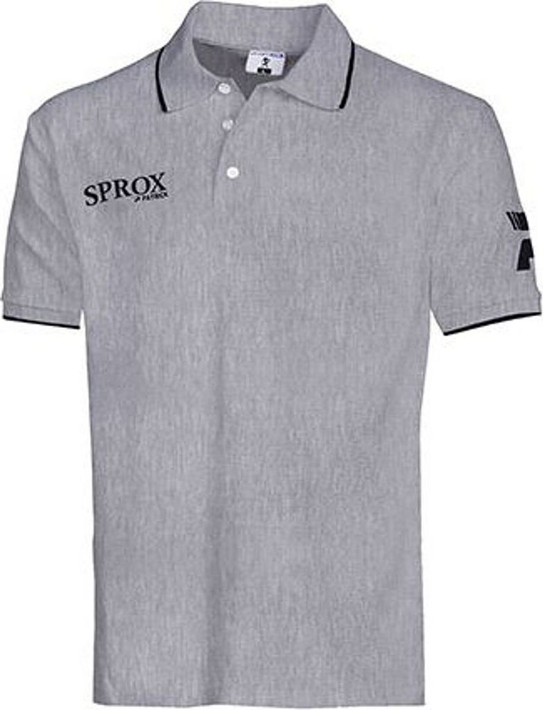 Patrick Sprox Poloshirt Herren - Grau Meliert | Größe: S