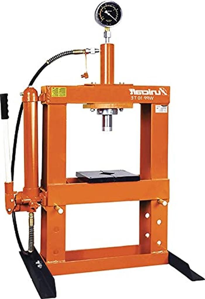 Hydraulische Werkplaatspers met 10 Ton Perskracht – Compact Productafbeelding 