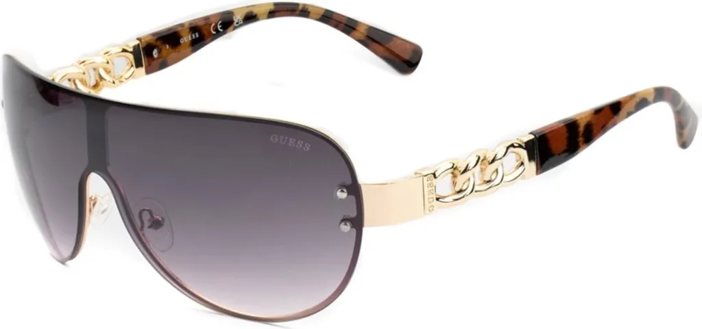 Lunettes de soleil femme Guess avec monture métallique fine élégante