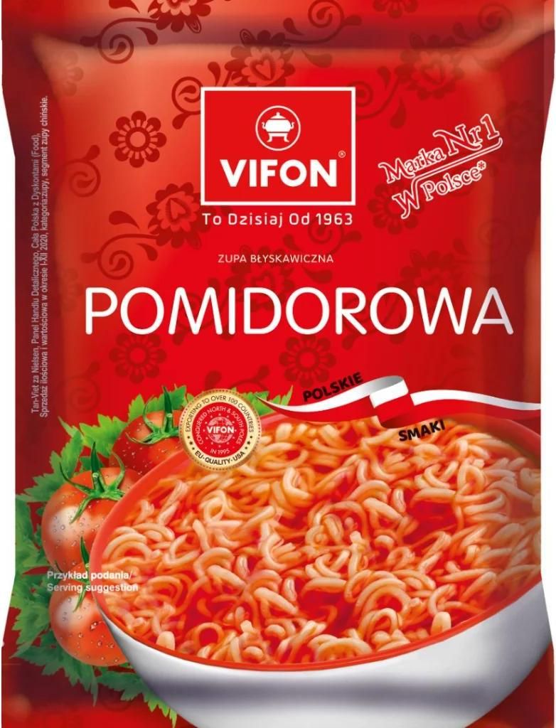 VIFON Pomidorowa Instant-Nudelsuppe mit Tomatengeschmack Produktbild 