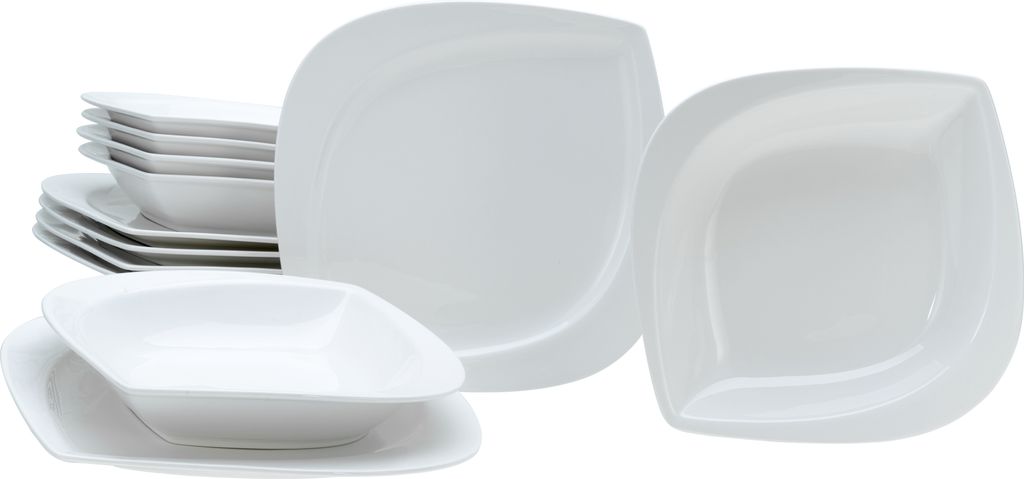 CreaTable, 18531, Melbourne Creme, Tafelservice 12-tlg, Porzellan