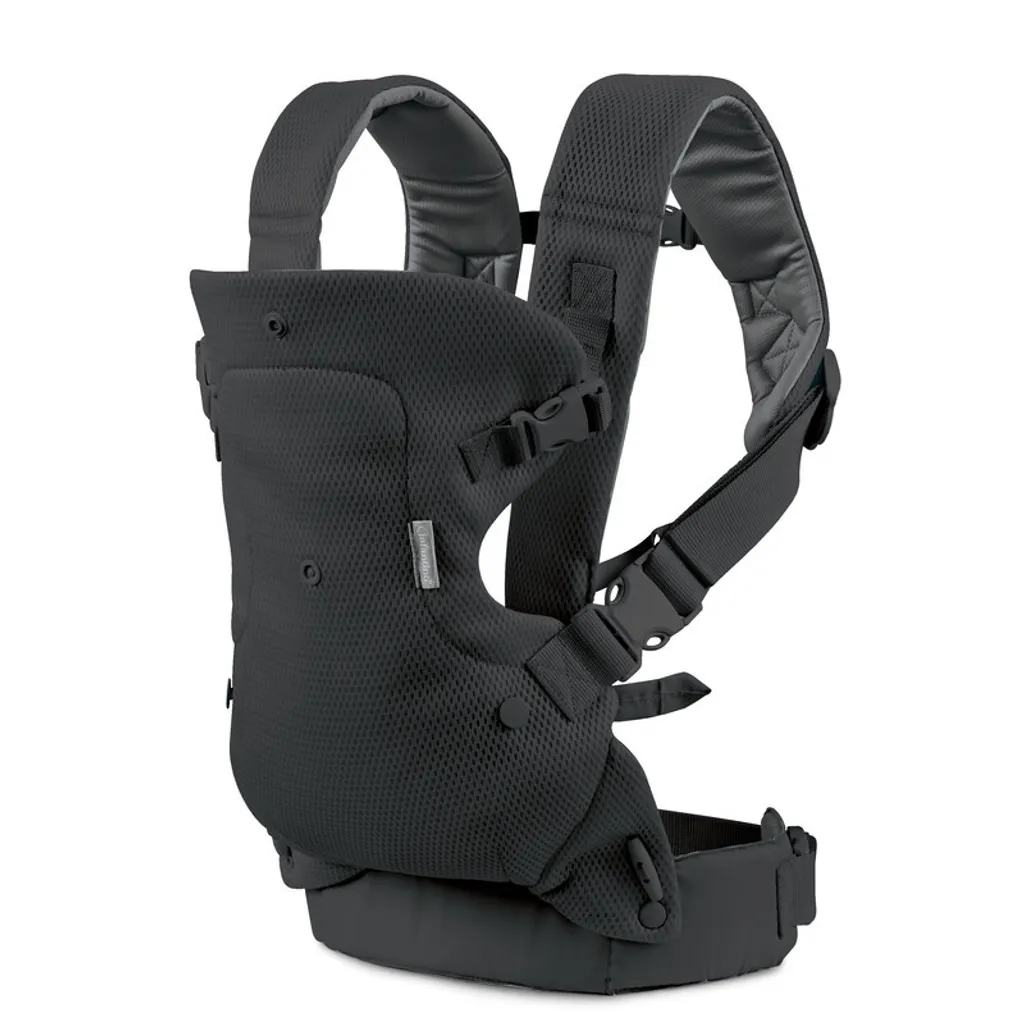 Porte-bébé Infantino Flip Advanced 4 en 1 Gris avec Tissu en Maille