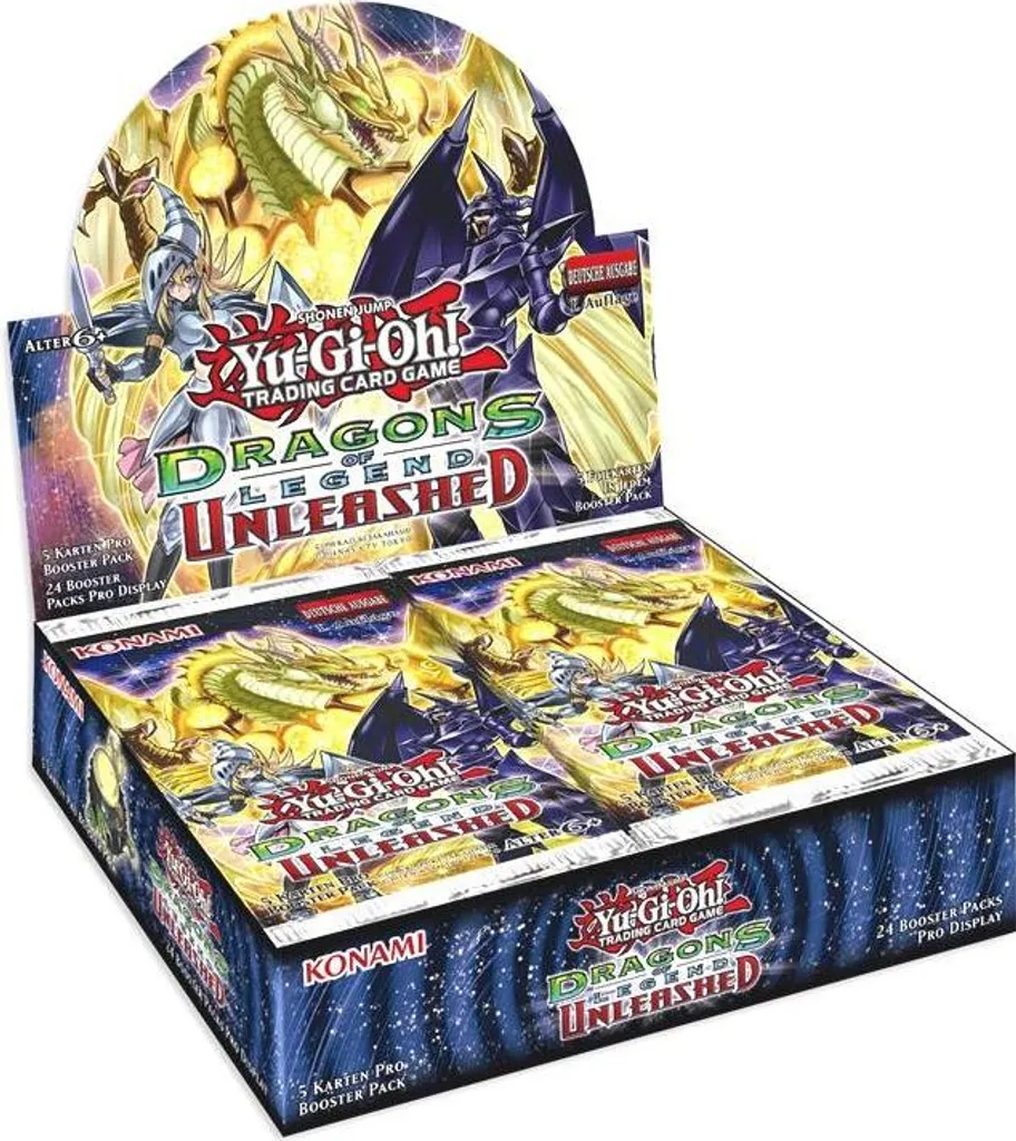 Yu-Gi-Oh! Dragons de Légende Déchaînés Display pour Deck Compétitif