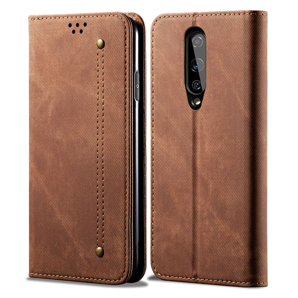 OnePlus 8 Pouzdro, Kožené Peněženkové Pouzdro s Magnetickým Obrázek produktu 