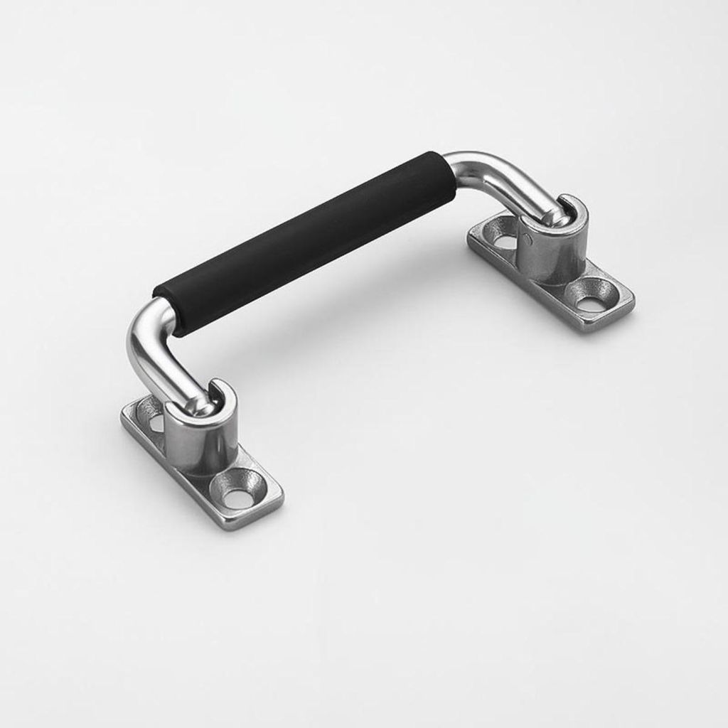 INF Schwerlast-Klappgriff 150mm – Polierter Edelstahl, Produktbild 