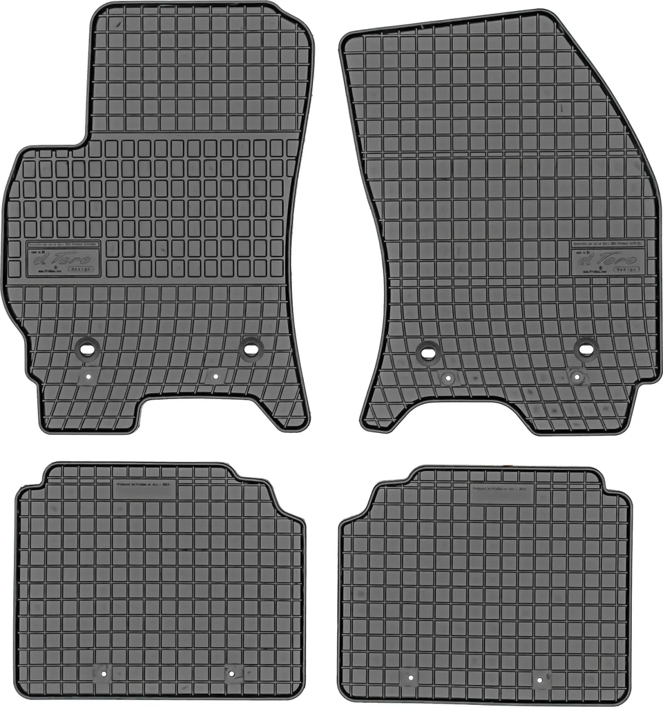 FROGUM ET0314 Tappetini - Ford Mondeo MK3 2000-2007 Cerchi in lega, ovali anteriori - INSTALLAZIONE
