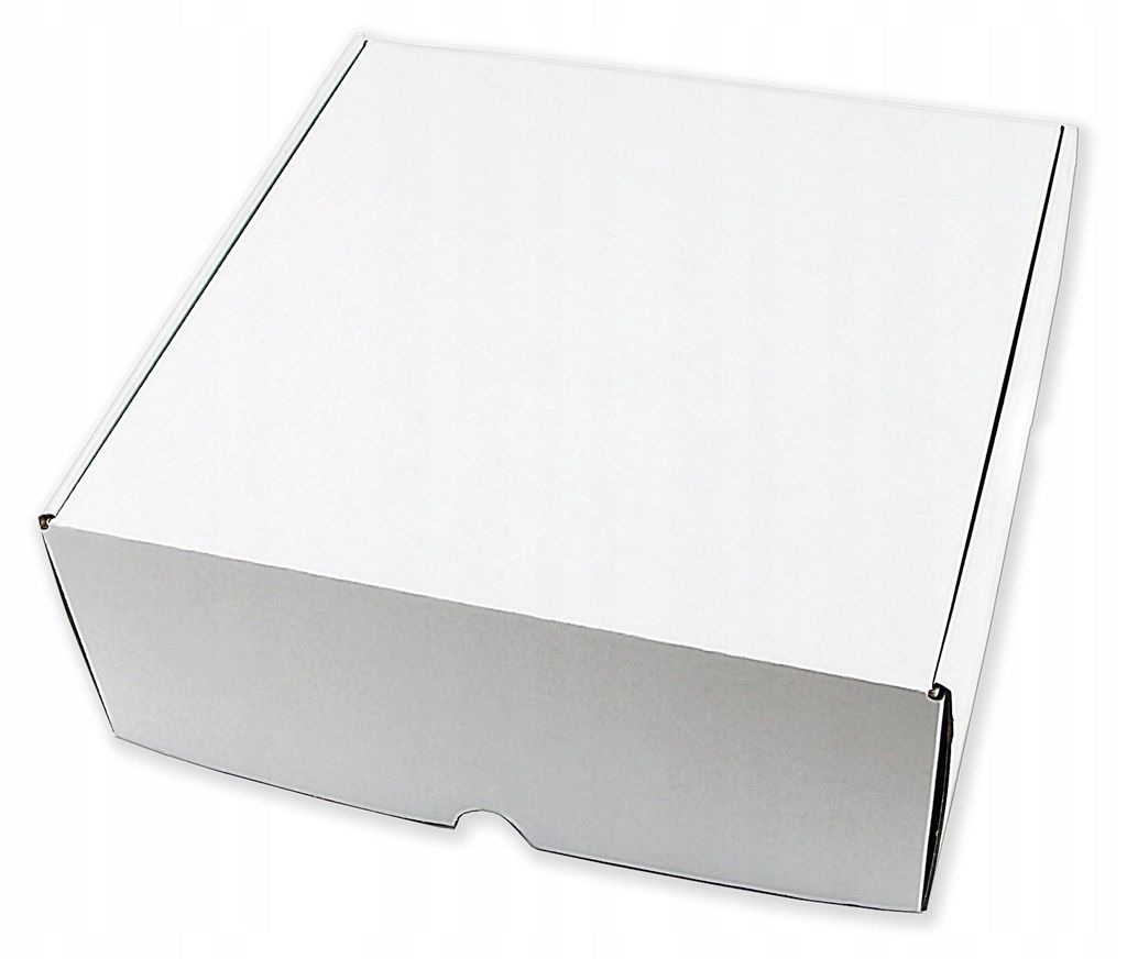 20 x 20 x 5 cm Formschachtel in Weiß – Set mit 100 Stück