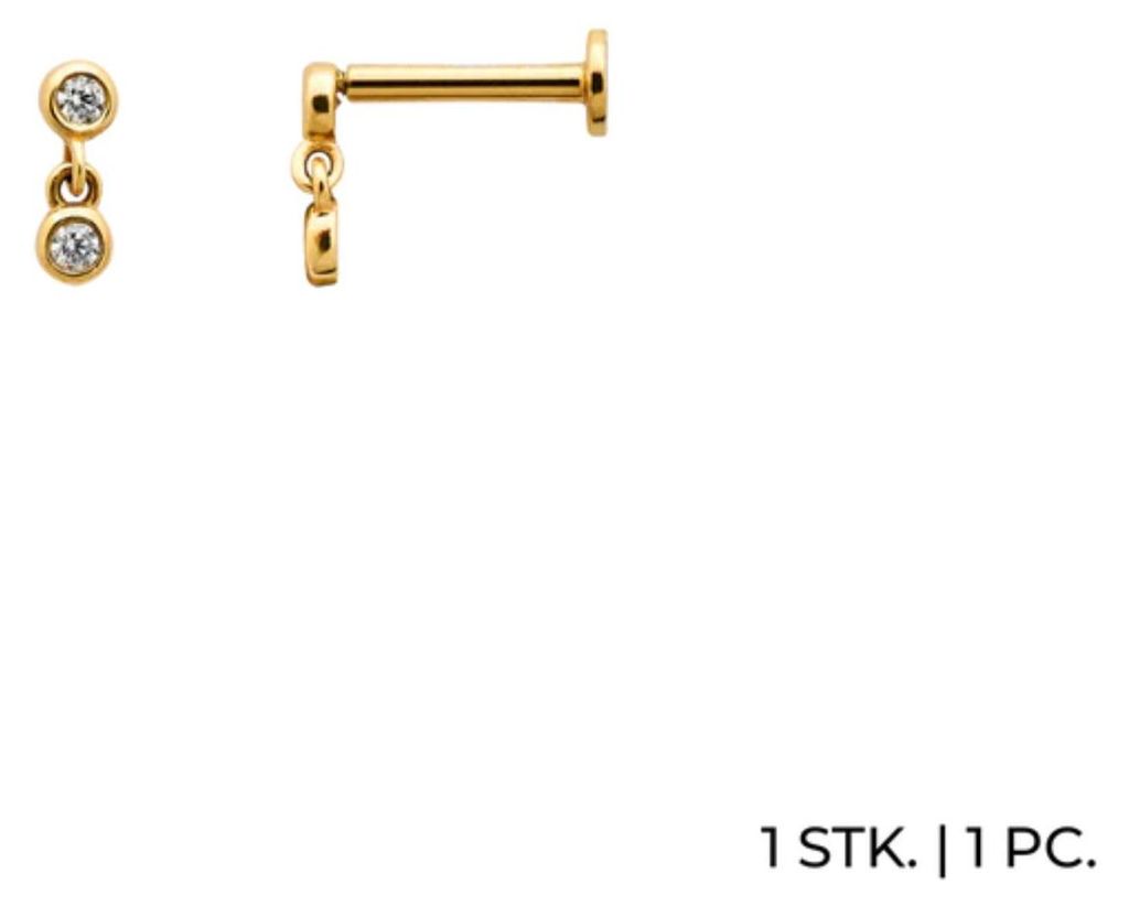 XENOX FINE Piercing "Droplet" 585/- XG14K8005G