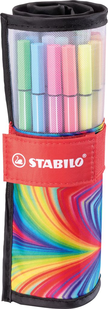 STABILO Fasermaler Pen 68 25er Rollerset ARTY Edition Produktbild 