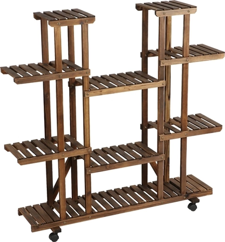 Yaheetech Pflanzenregal Blumenregal Outdoor Blumentreppe Produktbild 5