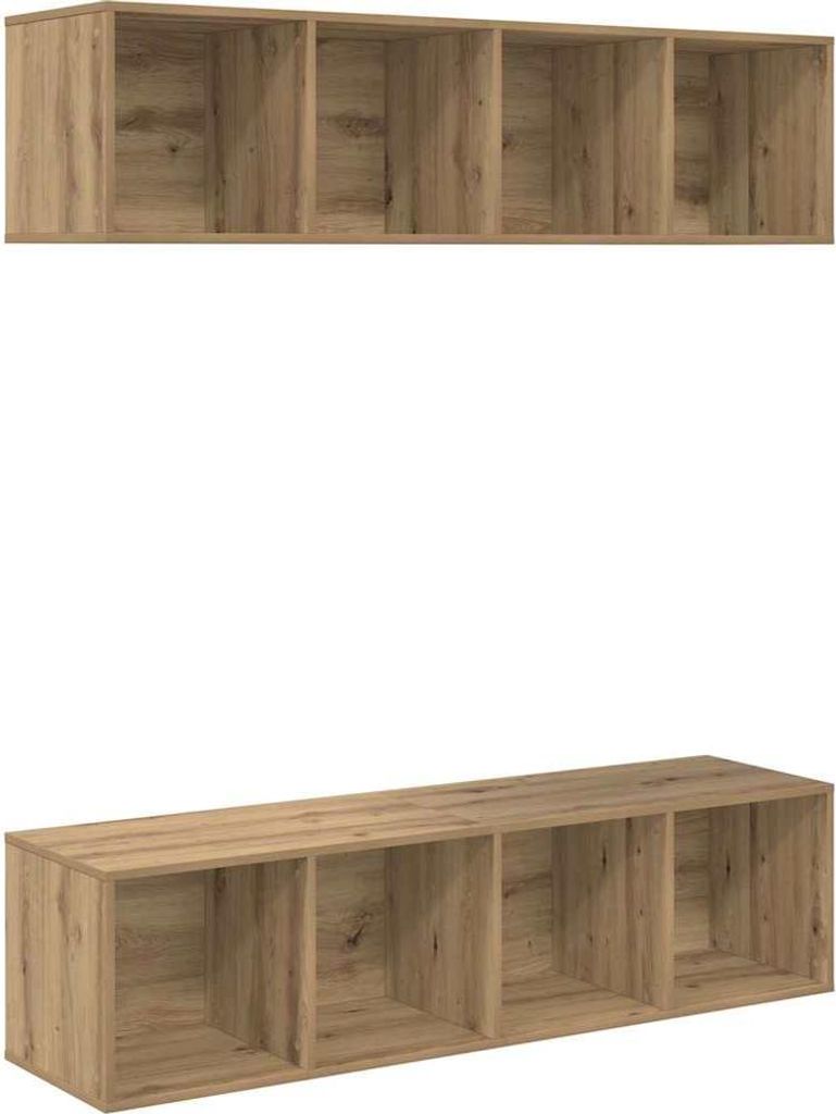 TV-Schrankset 2 pcs Artisan-Eiche 37 x 37 x 142,5 cm