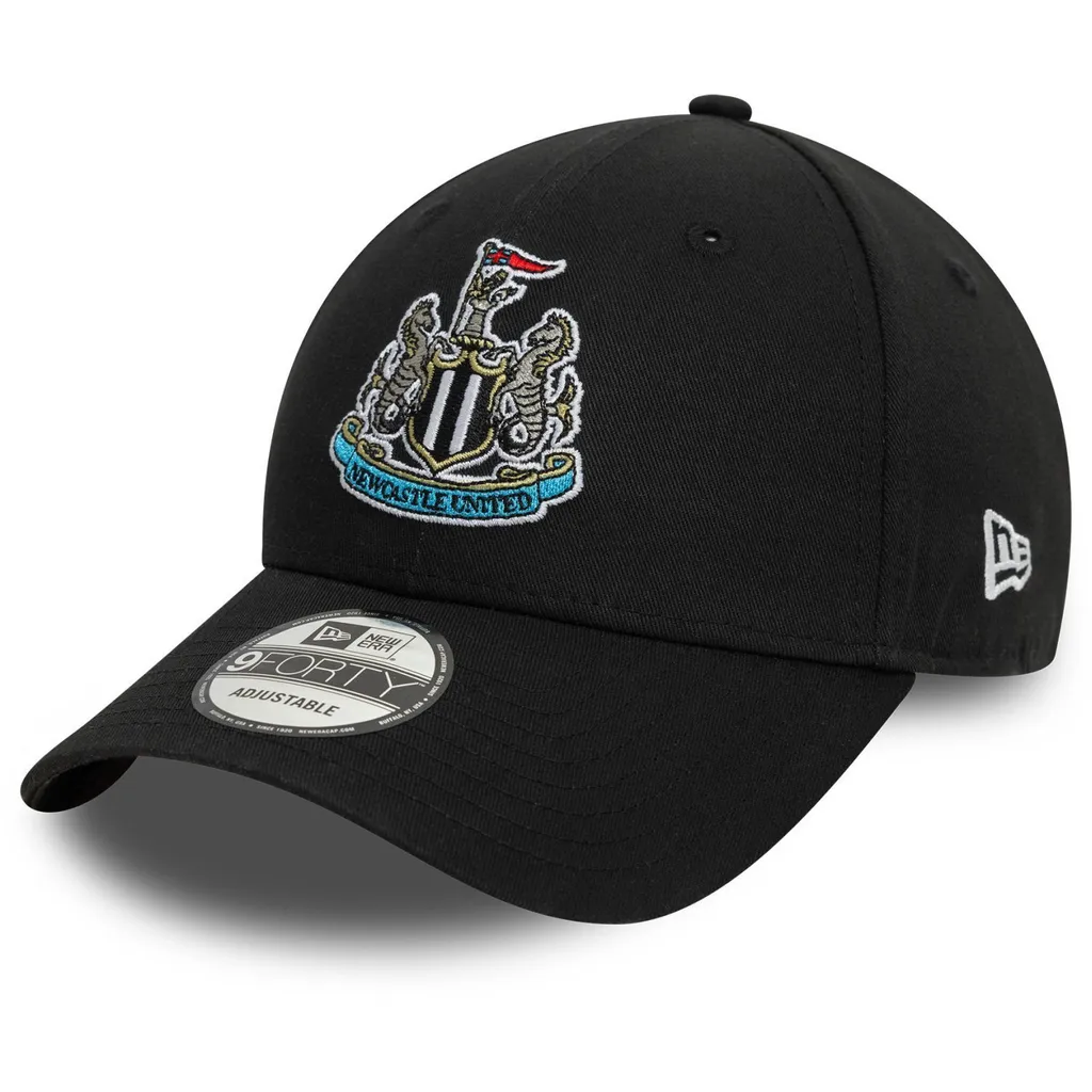 Casquette Newcastle United 9Forty Core Noire avec Logo Brodé Premium