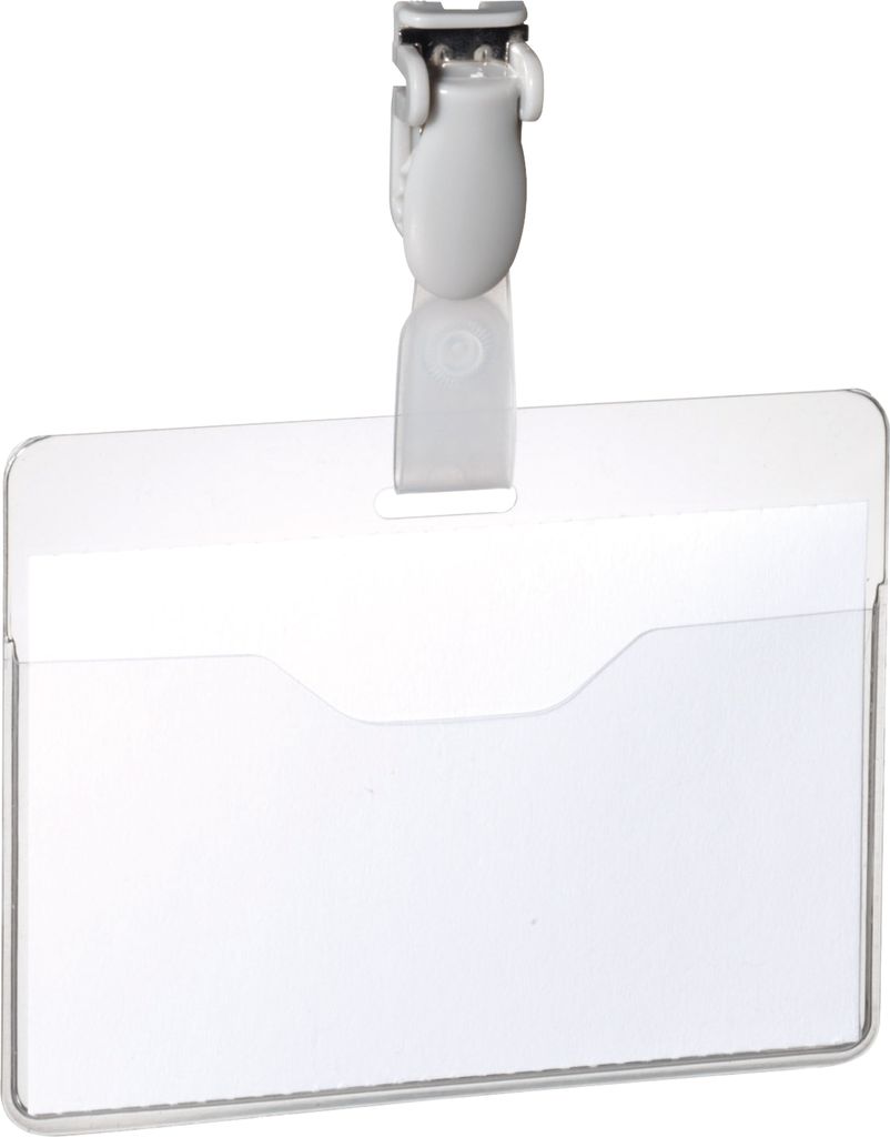 Namensschild 814719 60x90mm transparent 25 St./Pack. Produktbild 
