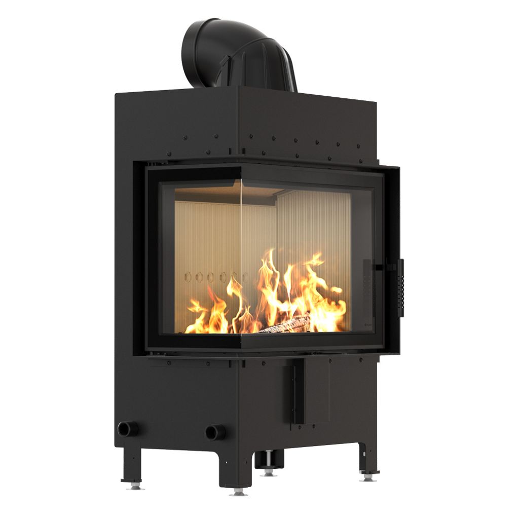 Caminetto in acciaio KRATKI LUCY sinistro 12 kW Ø 200 Immagine del prodotto 