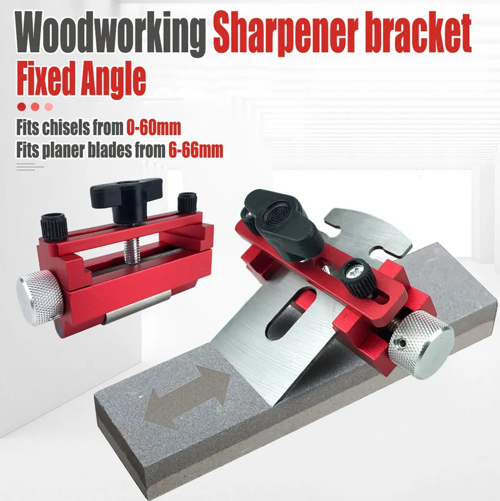Aiguiseur à angle fixe pour ciseaux à bois, support de meule en acier - 17