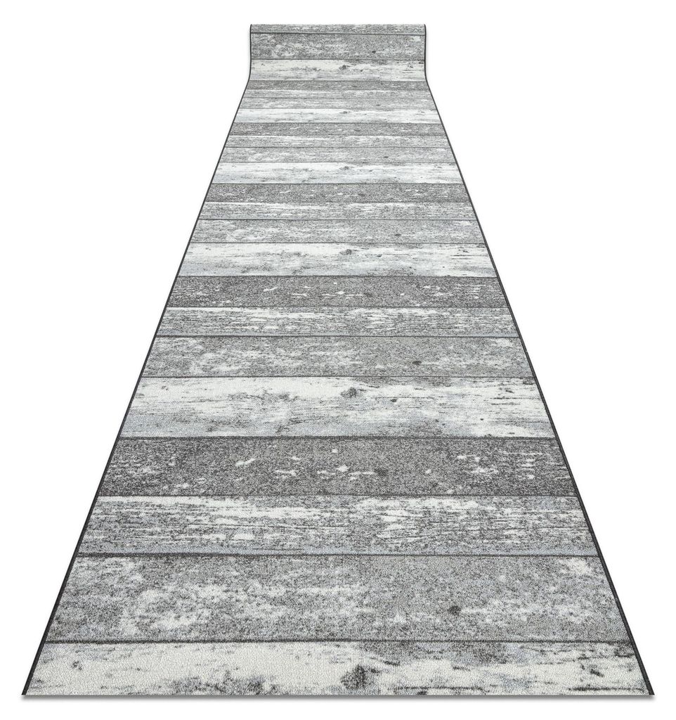 TAPIS DE COULOIR antidérapant 100 cm Bois, planche gris Image du produit 
