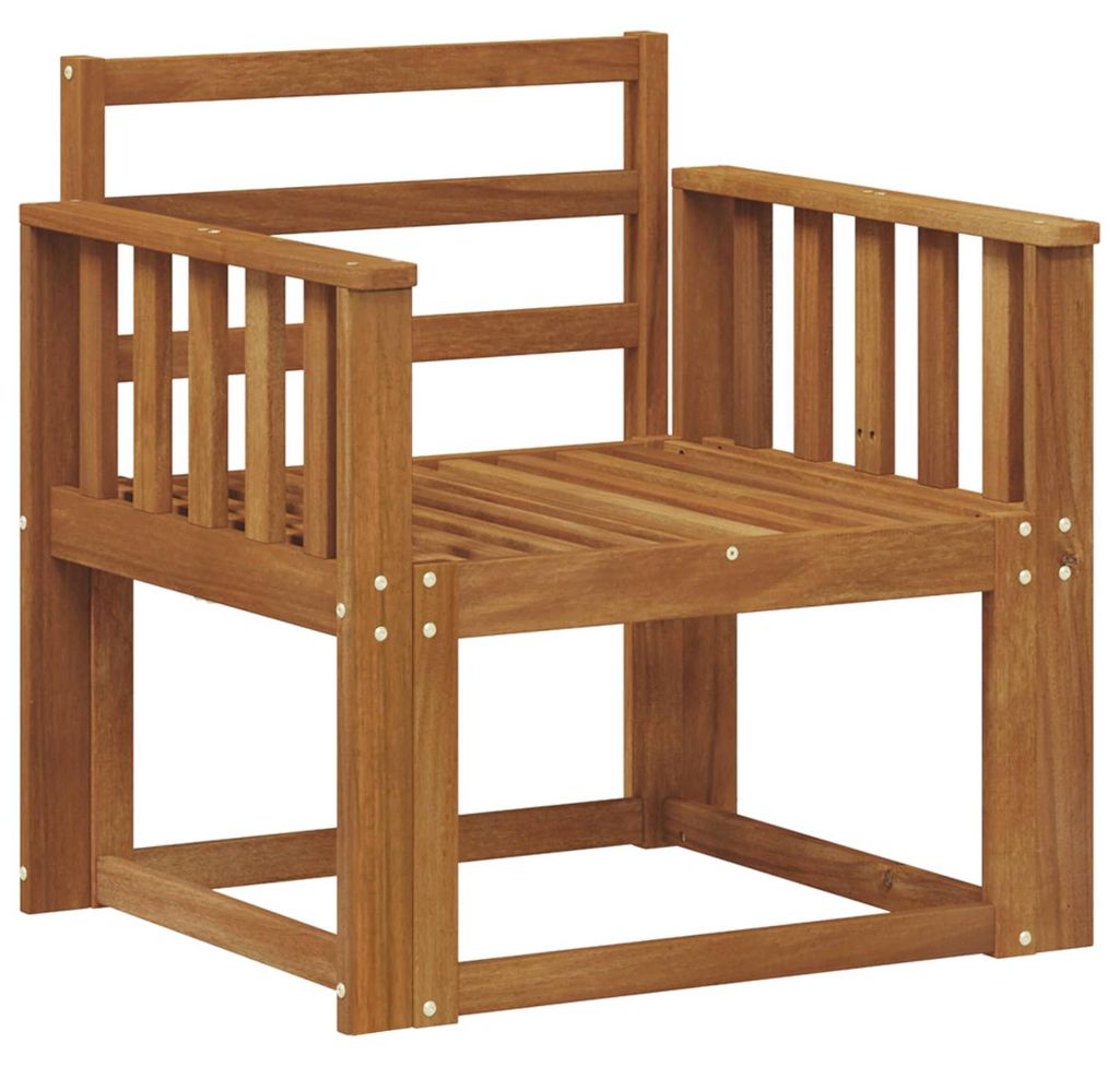 Outdoor-Sofa Massivholz Akazie Natur