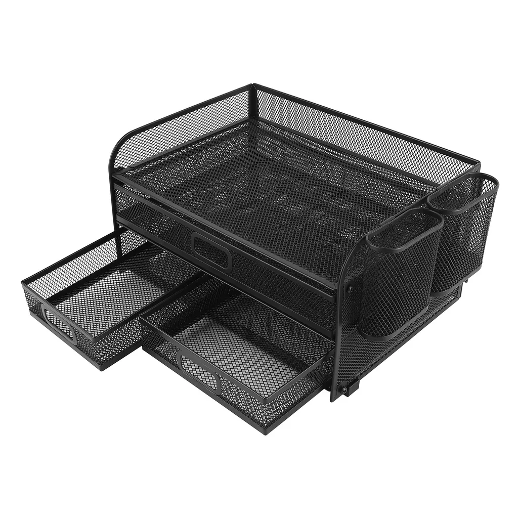 Support de rangement bureau en maille multifonctionnel pour Télétravailleur - 5