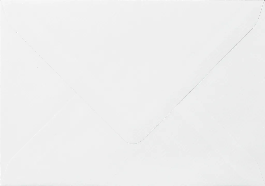 Heyda Enveloppe 110 x 156 mm papier blanc opaque pour envoi confidentiel