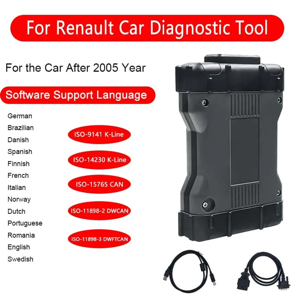Interface Can Clip Renault Version Full Chip Multilingue Nouveau VCI Pro