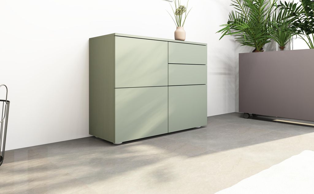 Kommode "Rova" 3-türig, salbei Produktbild 