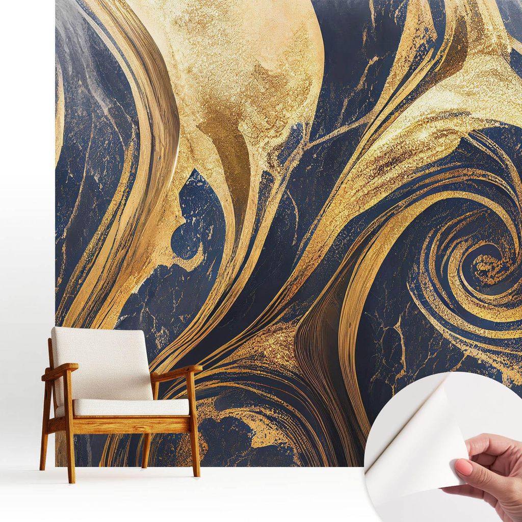 Fototapete selbstklebend - 250x250 cm - Tapete - Wandtapete - Wandbilder - Klebefolie - Dekofolie - Tapete Folie - Wand - Dekoration - Wohnzimmer -...