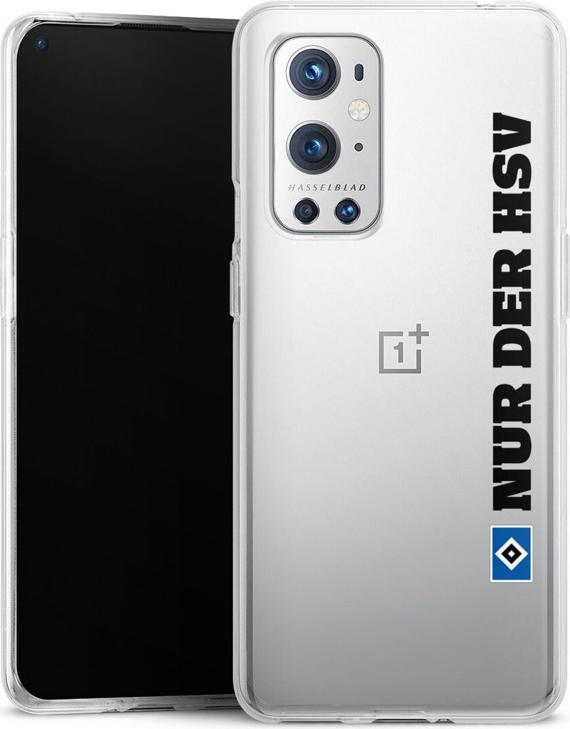 DeinDesign Handyhülle für OnePlus 9 Pro Silikon Hülle Case Smartphone Schutzhülle HSV Hamburger SV transparent