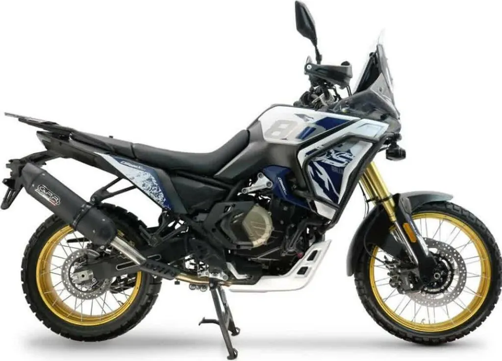Échappement GPR Furore-X noir titane spécial aventure Voge DS 800