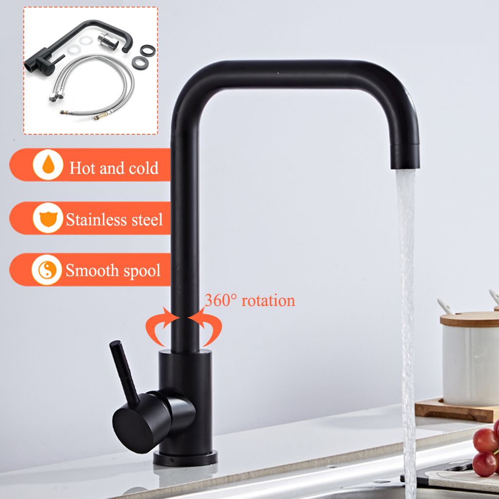 Küchenarmatur Wasserhahn Küche Spültischarmatur Einhand Mischbatterie für Küche