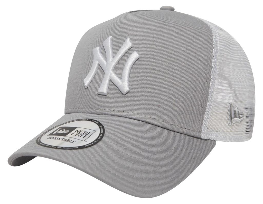 New Era - Trucker Cap, A-Rahmen PP9701 (Einheitsgröße) (Grau/Weiß)