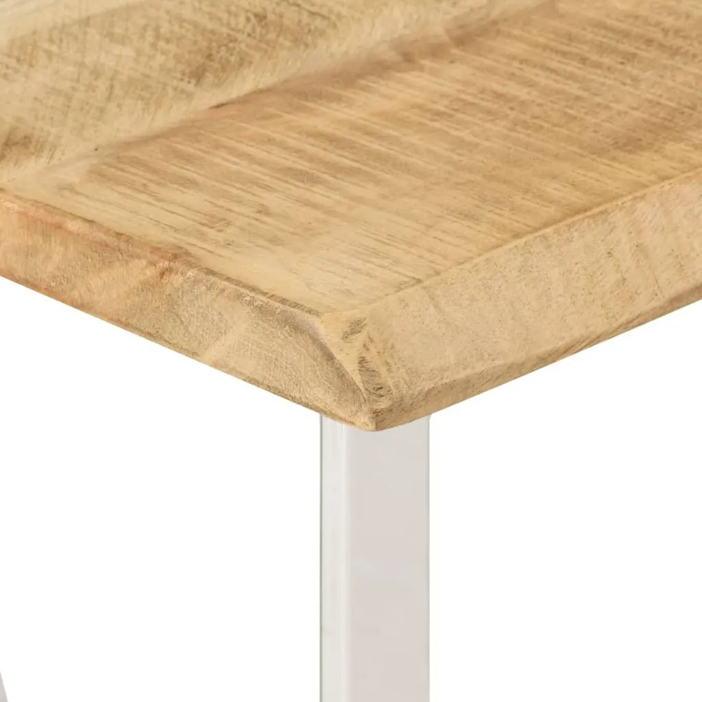 Table console live edge 105x33x76 cm en bois de manguier massif brut