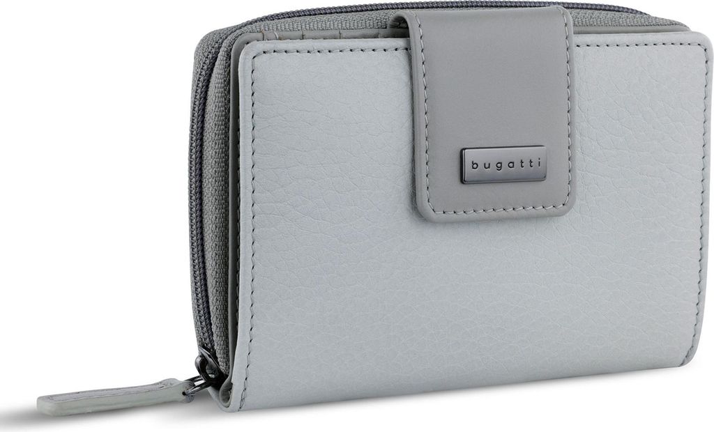 bugatti Geldbörse Ladies Zip Wallet Light Grey hellgrau Produktbild 
