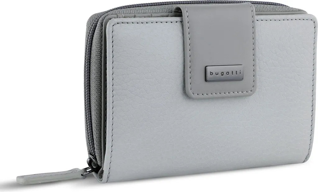 Bugatti Portafoglio Donna Grigio Chiaro - Accessorio Pelle RFID Luxury