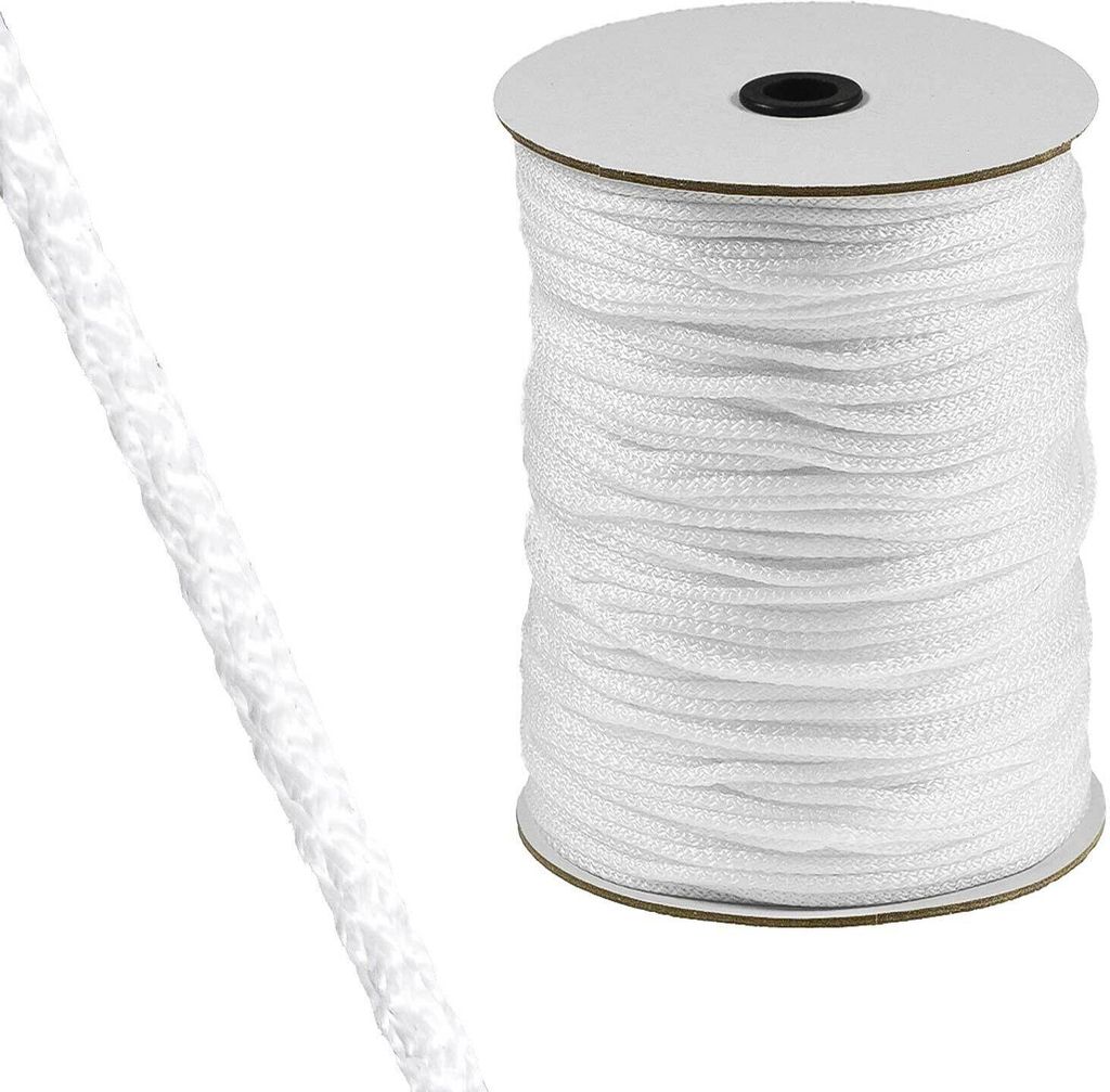 350m Polypropylenkordel Ø 4mm Polypropylenschnur Kordel Schnur Farbwahl, Farbe:weiß