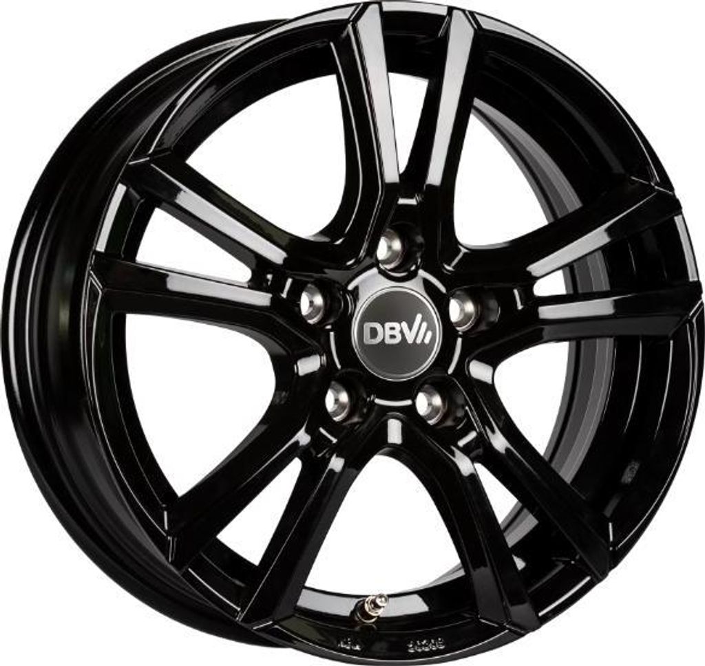 17 Zoll Alufelge DBV ANDORRA 7,5x17 5/108 ET45 schwarz Produktbild 