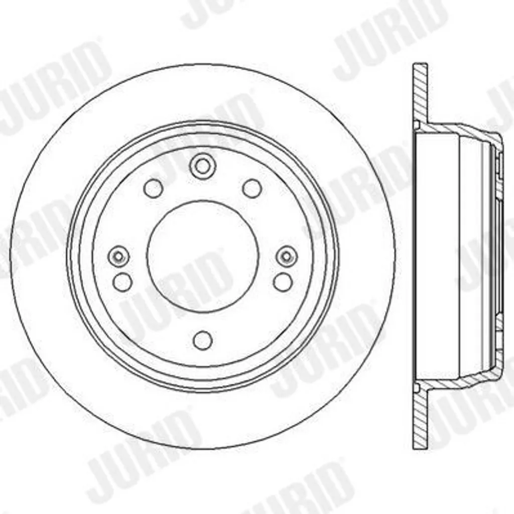 Éliminez les Vibrations : Disque de Frein JURID 562553JC HYUNDAI ix35
