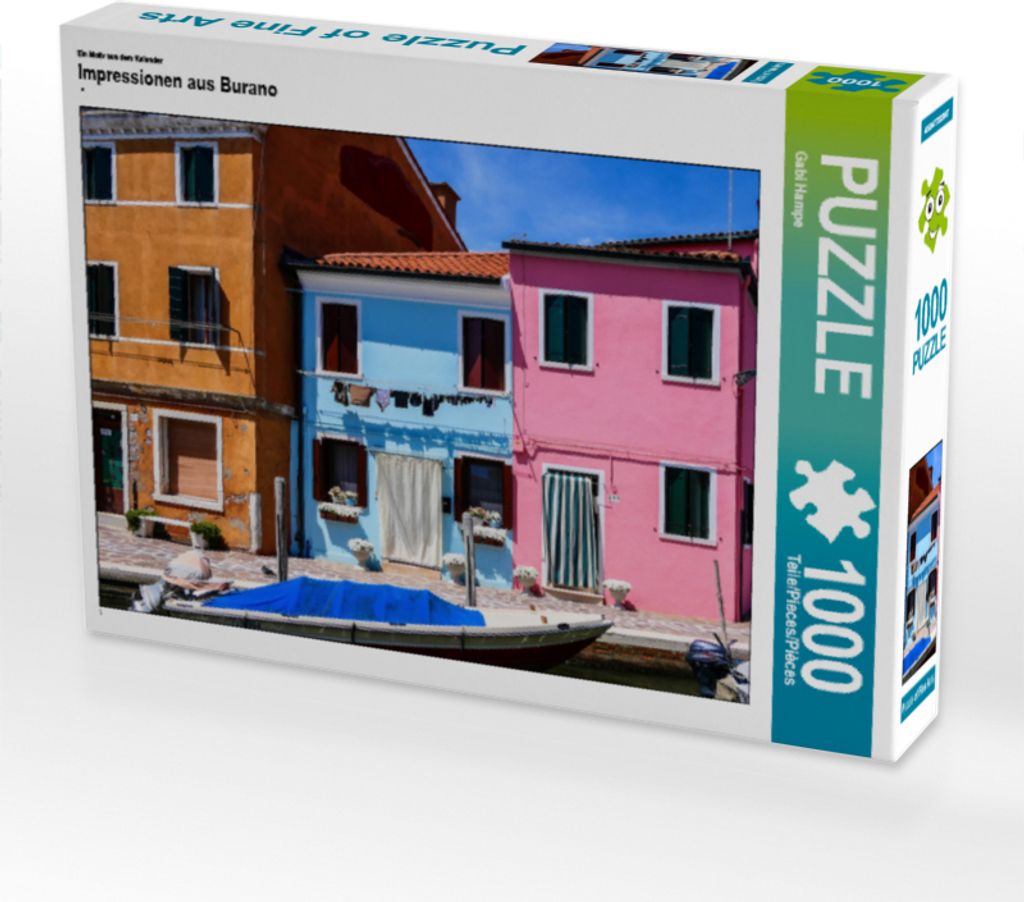 CALVENDO Puzzle Ein Motiv aus dem Kalender Impressionen aus Burano | 1000 Teile Lege-Größe 64x48cm Foto-Puzzle für glückliche Stunden