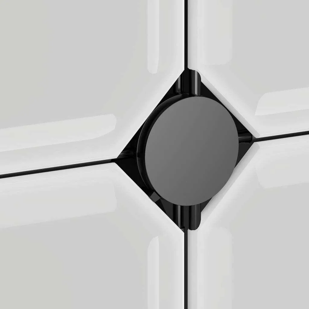 Étagère modulable 15 compartiments pour vêtements et chaussures Noir en PP - 7