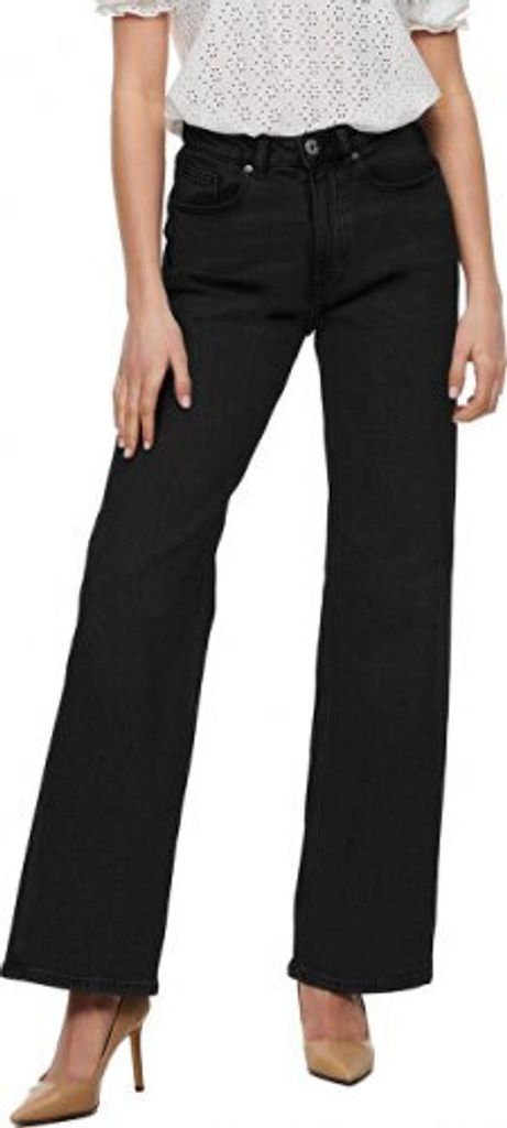 Only Damen Jeans mit geradem Bein und klassischem 5-Pocket-Design, Dunkel