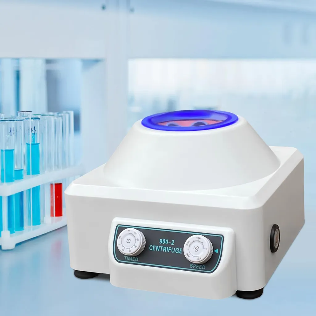 Mini centrifugeuse électrique de table 6 tubes avec rotor fixe 30W