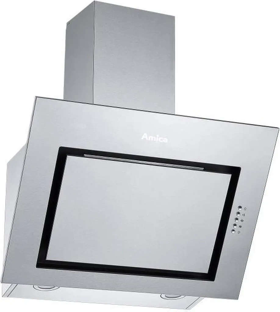 Amica AH4419 Hotte Inclinée 90cm Inox 464 m³/h - Classe énergétique D
