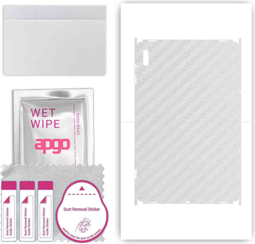 apgo Rückseite + Seiten Schutzfolie, Skin, kompatibel mit Samsung Galaxy Tab S8 Ultra WiFi, Hinten Displayschutzfolie aus Vinylfolie, kratzfest, e...