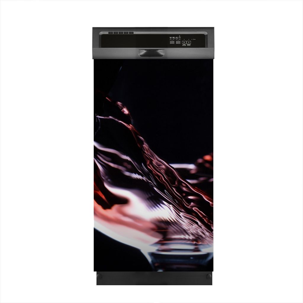 Magnete Dekorative 45x80 cm Küche Magnetmatte Spülmaschine - Wein Glas
