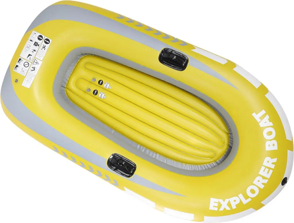 Bateau gonflable 2 personnes avec canoë à gonflage rapide - Modèle Explorer